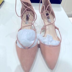 INC International Concepts Women's Pink Kitten Heels Formal Shoes NWOT, cute,